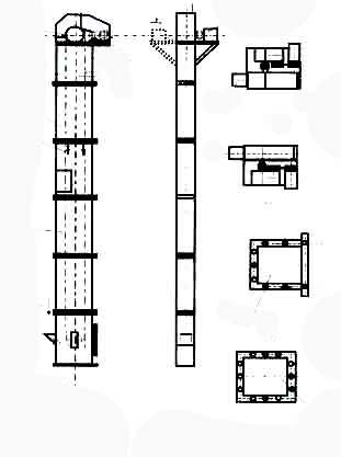 TD型斗式提升機(jī)結(jié)構(gòu)